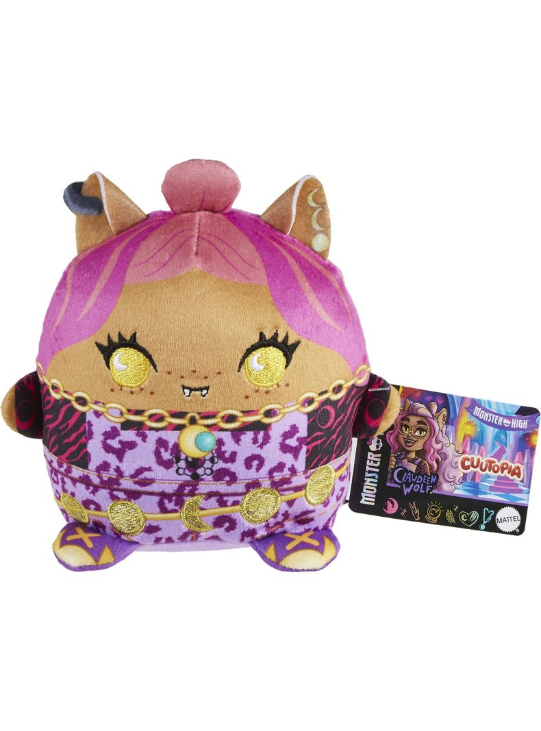 Peluche Monster High Cuutopia De 10cm De Clawdeen de Mattel-0