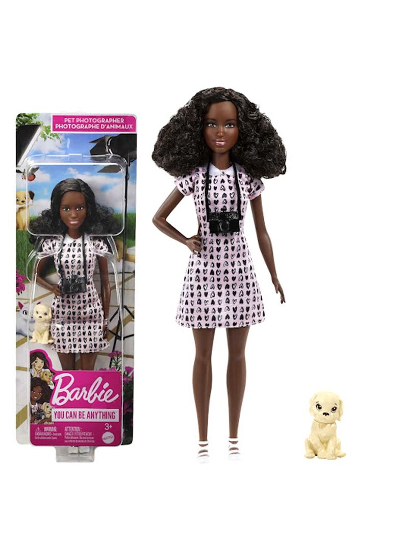 Muñeca Barbie Fotógrafa De Mascotas You Can Be Anything de Mattel-0