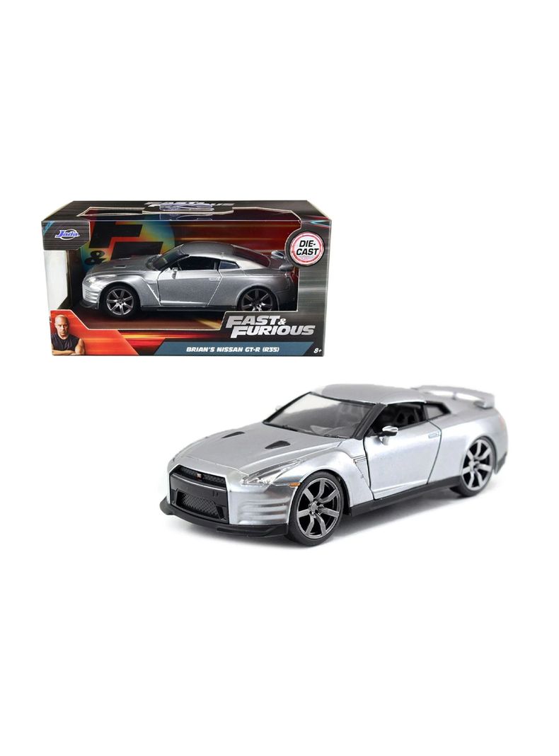 Vehículo Coleccionable Brian's Nissan GRT (R35) Rápidos y Furiosos de Jada-0