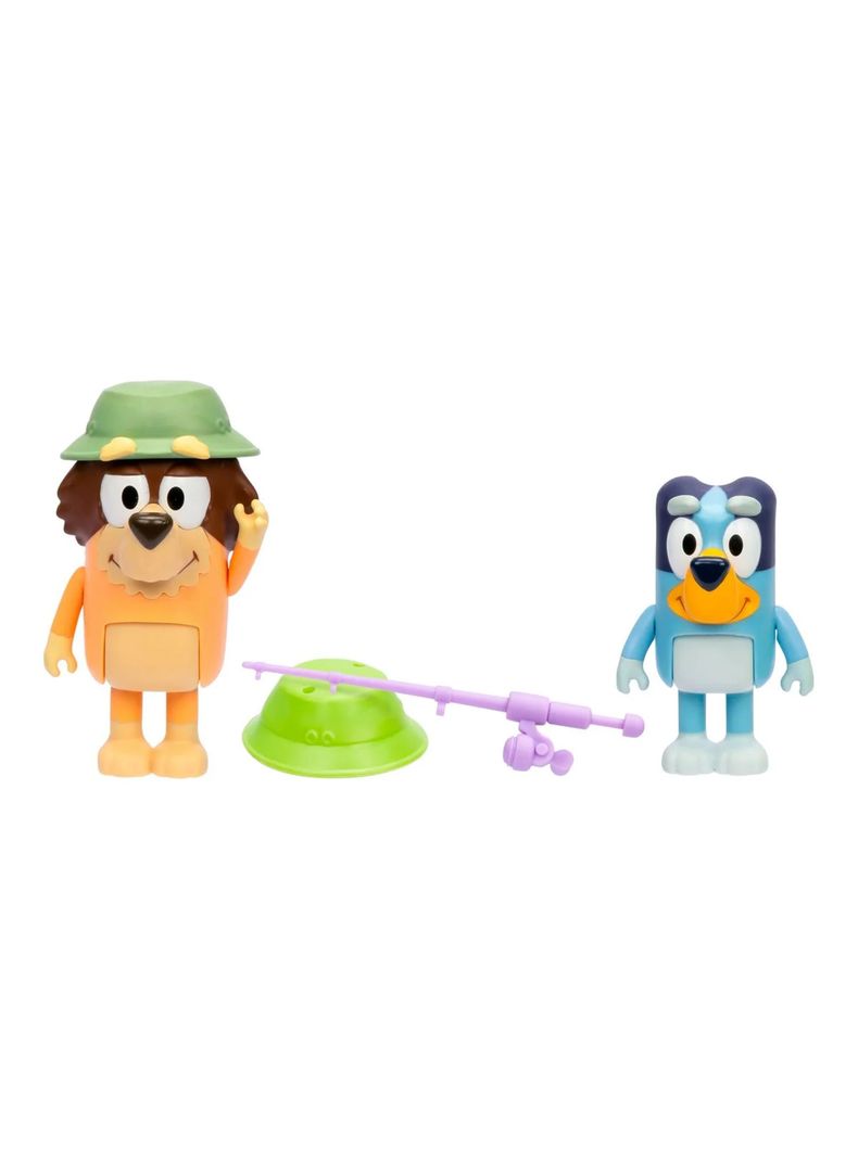 Pack De 2 Figuras Abuelo Y Bluey De Pesca de Moose-1