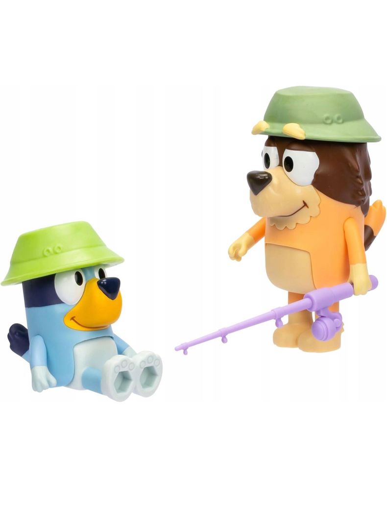 Pack De 2 Figuras Abuelo Y Bluey De Pesca de Moose-4