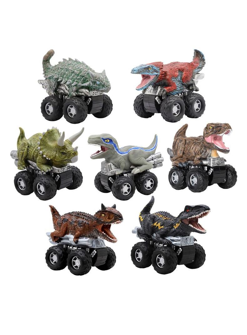 Vehículos Dinosaurios de Jurassic World Zoom Riders Pull Back-2