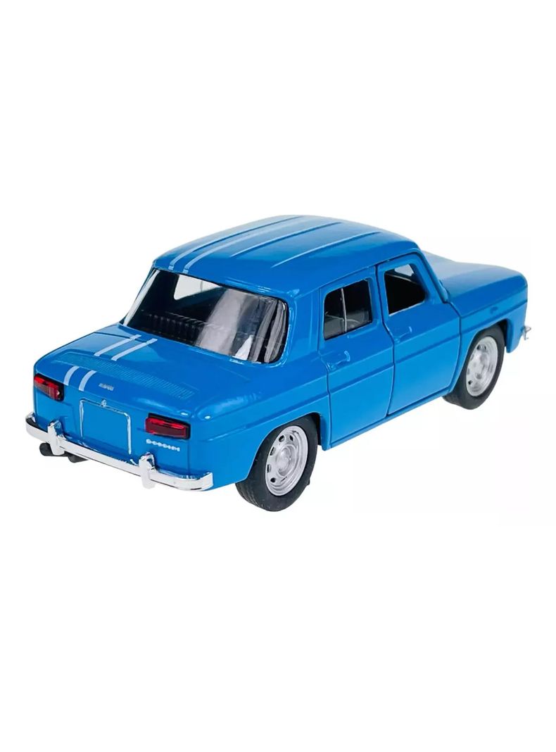 Vehículo Renault R8 Welly. Escala 1:34 de1960s Color Azul-1
