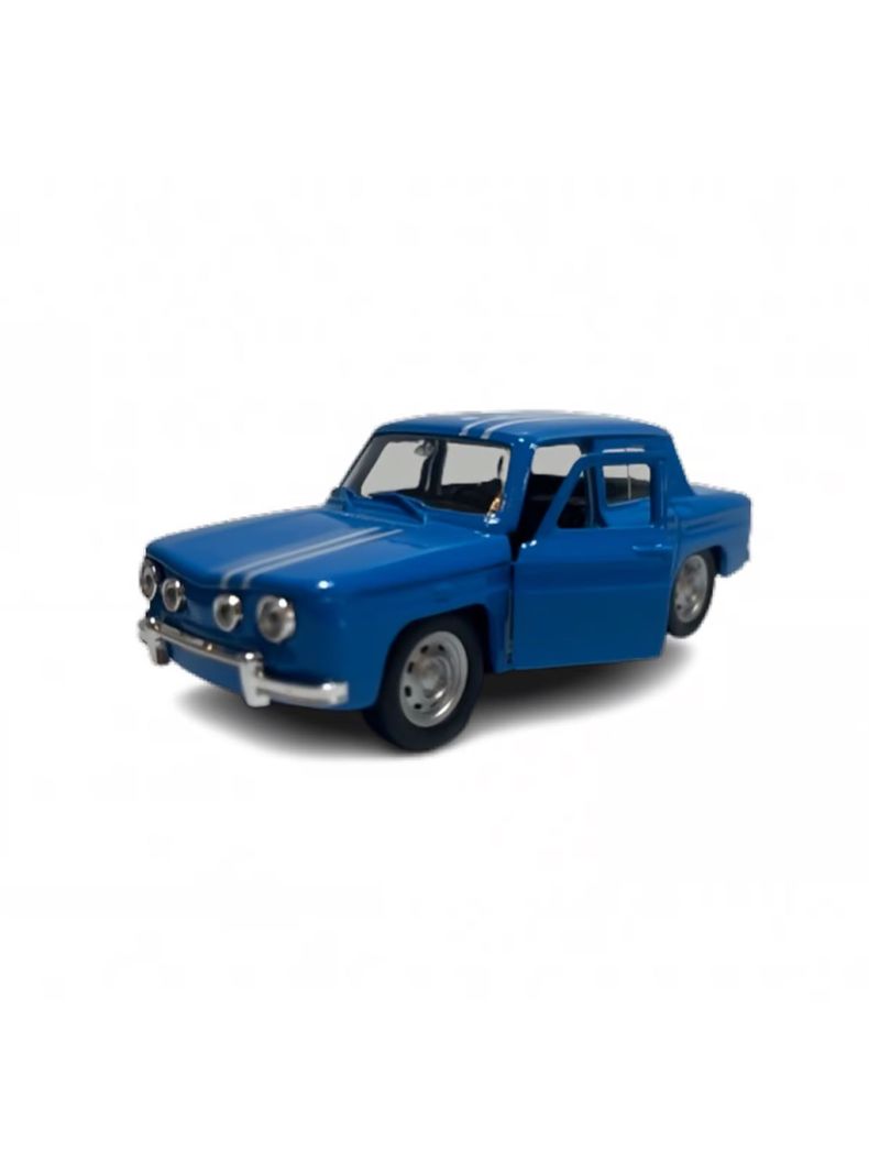 Vehículo Renault R8 Welly. Escala 1:34 de1960s Color Azul-2