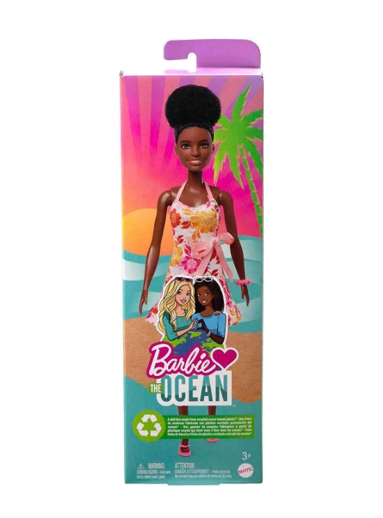 Muñeca Barbie Fashion & Beauty Ama El Oceano Morena de Mattel-4
