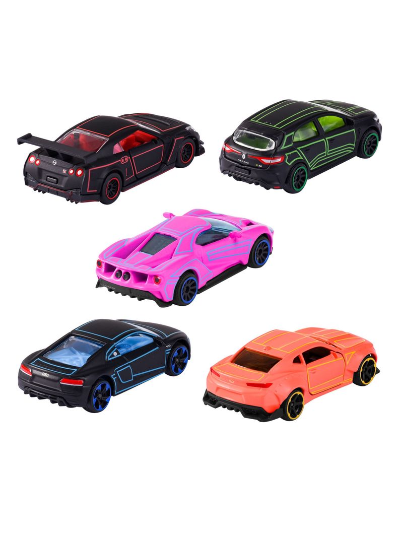Pack de 5 Autos de Colección Versión Light Racer Giftpack de Majorette-2