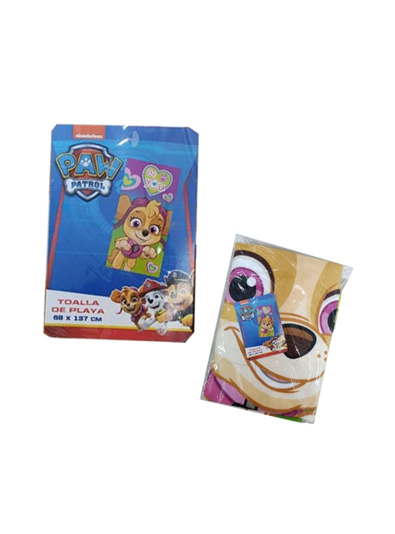 Toalla De Playa Microfibra Skye Paw Patrol 68x137cms de Nickelodeon-1