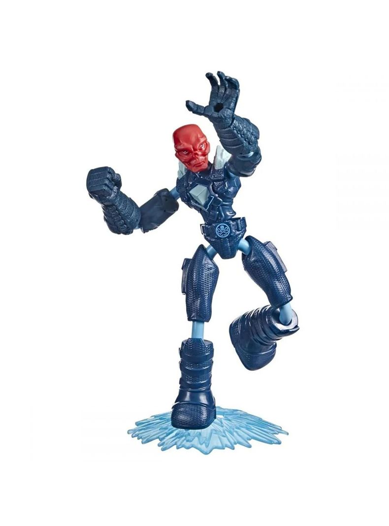 Figura Red Skull Misión De Hielo Marvel Bend And Flex de Hasbro-1