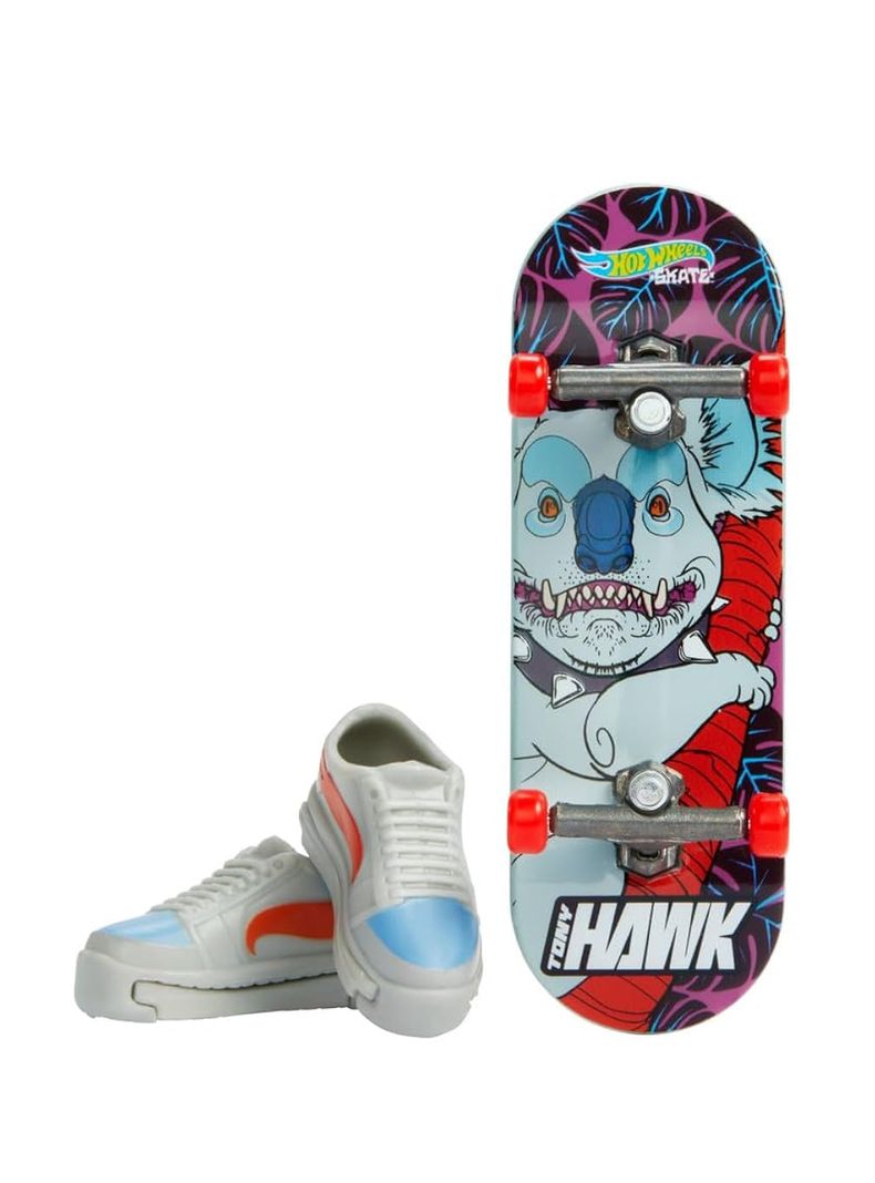 Skate Patineta Fingerboard Koalattack + Tenis Tony Hawk de Hot Wheels-1