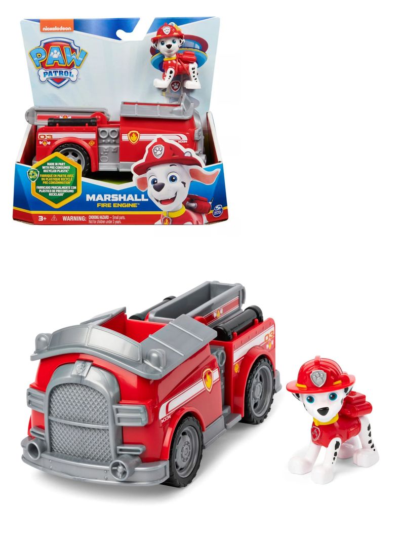 Figura Marshall con Vehículo Fire Engine Paw Patrol de Spin Master-0