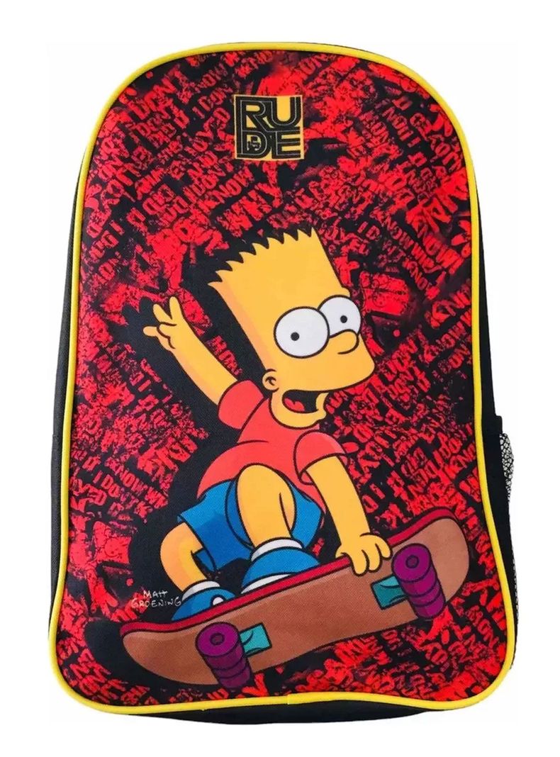 Mochila Infantil Rhein Bart Simpson Skate Original-0