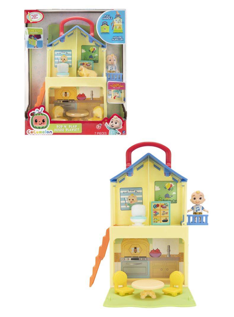 Casa de Juego Transformable Pop & Play de Cocomelon-0