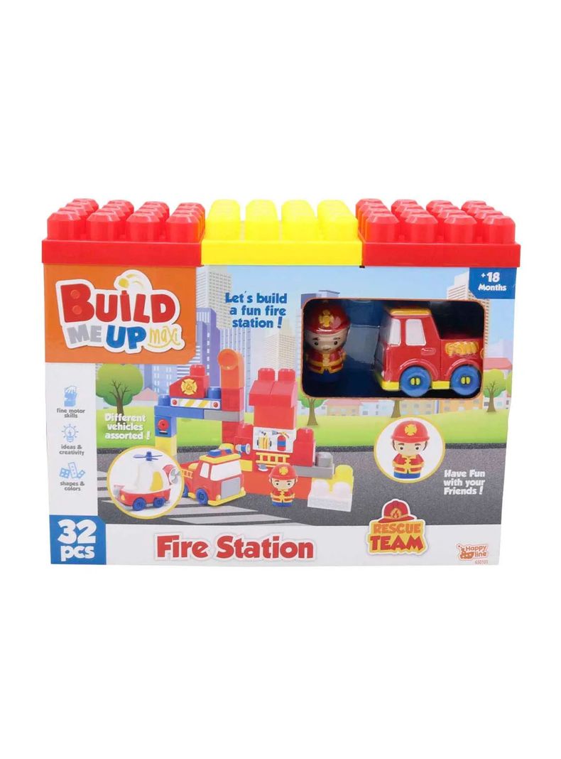 Bloques de Construcción Estación De Bomberos de Build Me Up-2