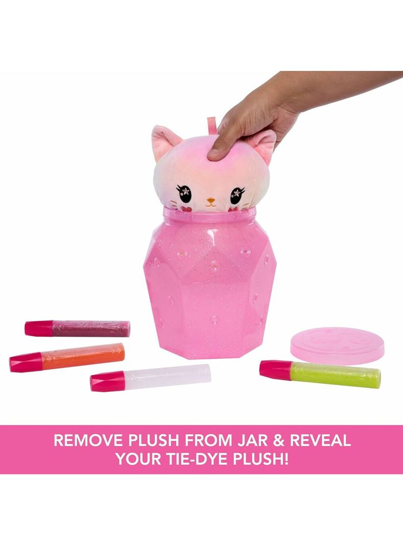 Muñeca Barbie Tie-dye Reveal Plush Rosado Sorpresa de Mattel-1