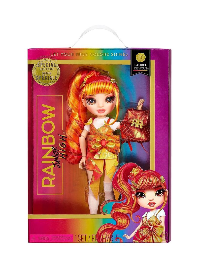 Muñeca Laurel Devious de Rainbow Junior High Fashion Doll-6