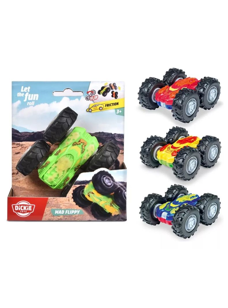 Mad Flippy Monster Truck Dickie Toys Auto A Fricción-2