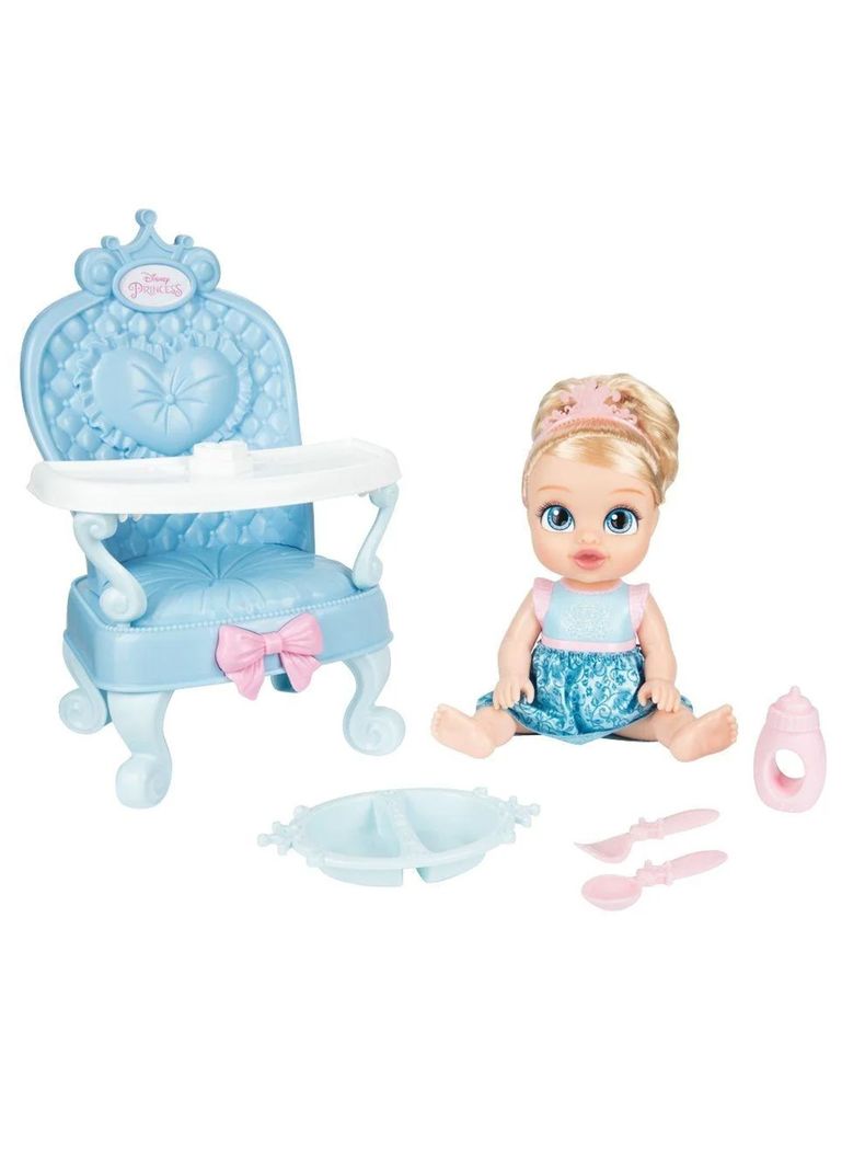 Muñeca Princesa Disney Bebé Cenicienta Y Trono Real de Jakk Pacific-1