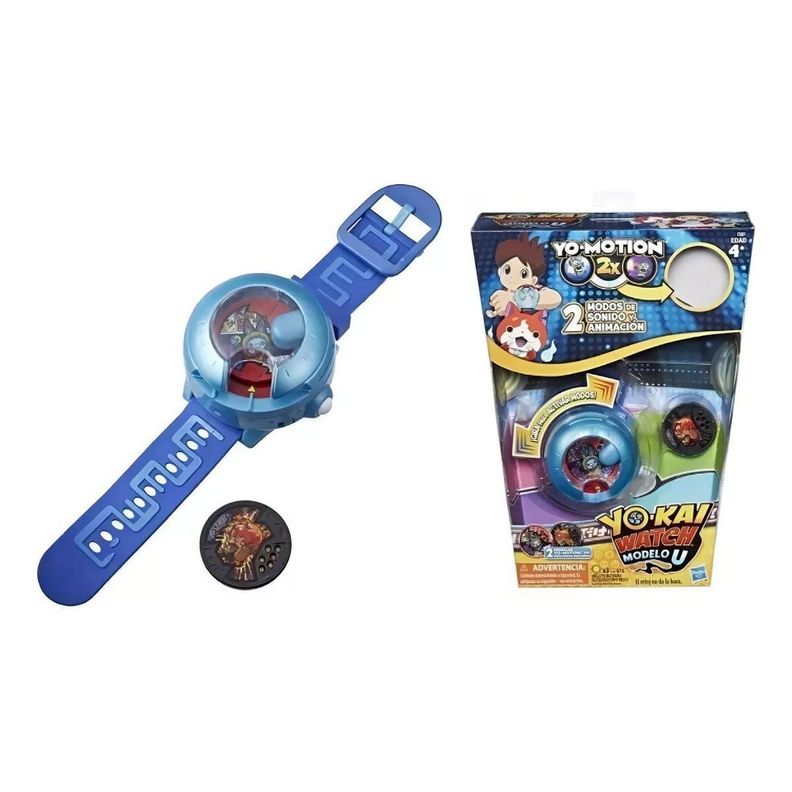 Yo Kai Watch Modelo U Reloj Yo Motion 2x Medallas Exclusivas-0