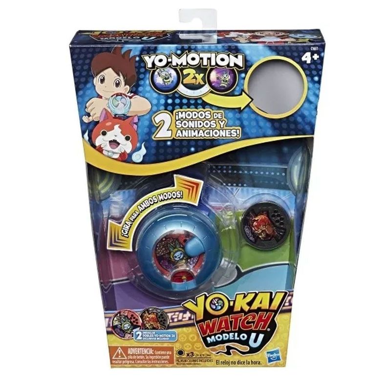 Yo Kai Watch Modelo U Reloj Yo Motion 2x Medallas Exclusivas-2