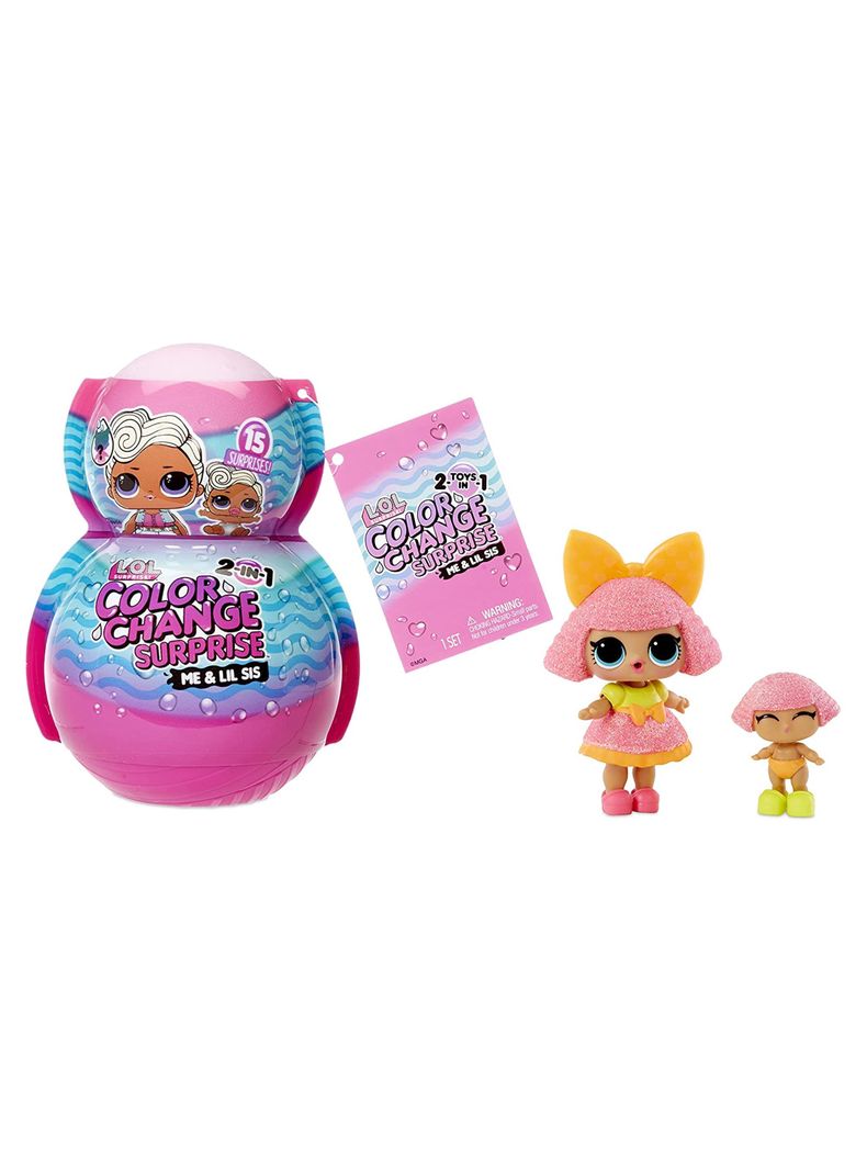 Muñeca Lol Surprise Color Change Muñeca Me & Lil Sis de MGA Entertainment-0