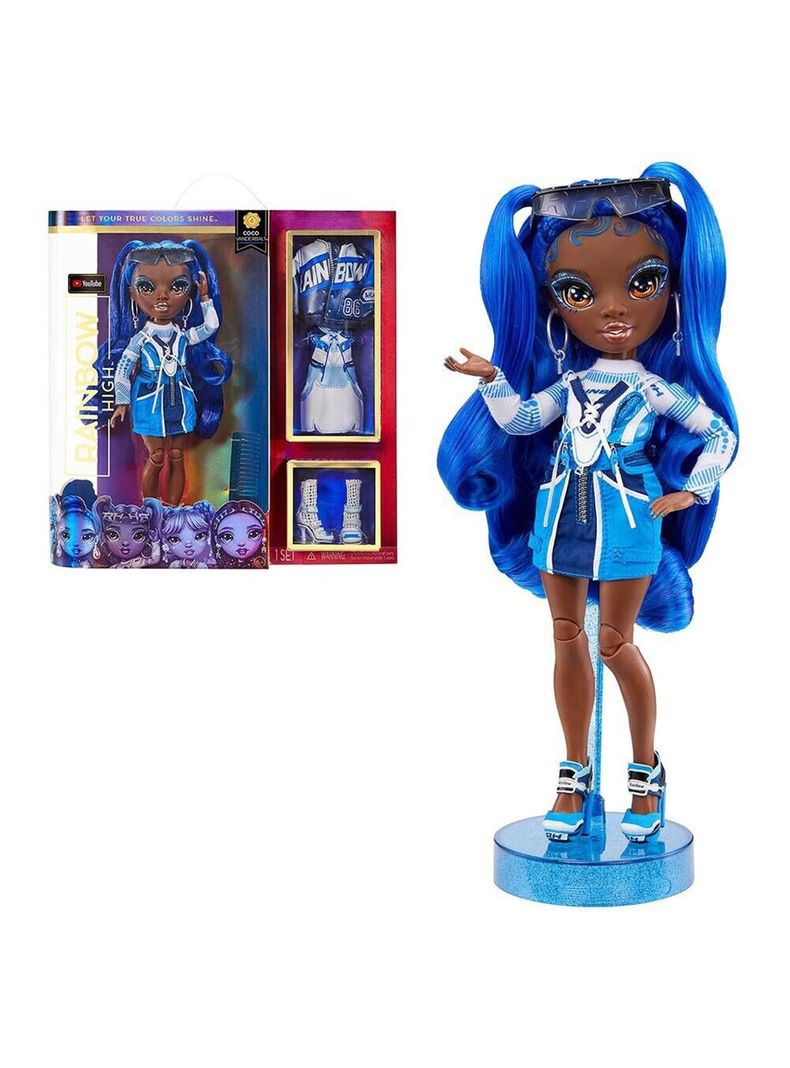 Muñeca Coco Vanderbalt Rainbow High Core Fashion Doll de MGA Entertainment-0