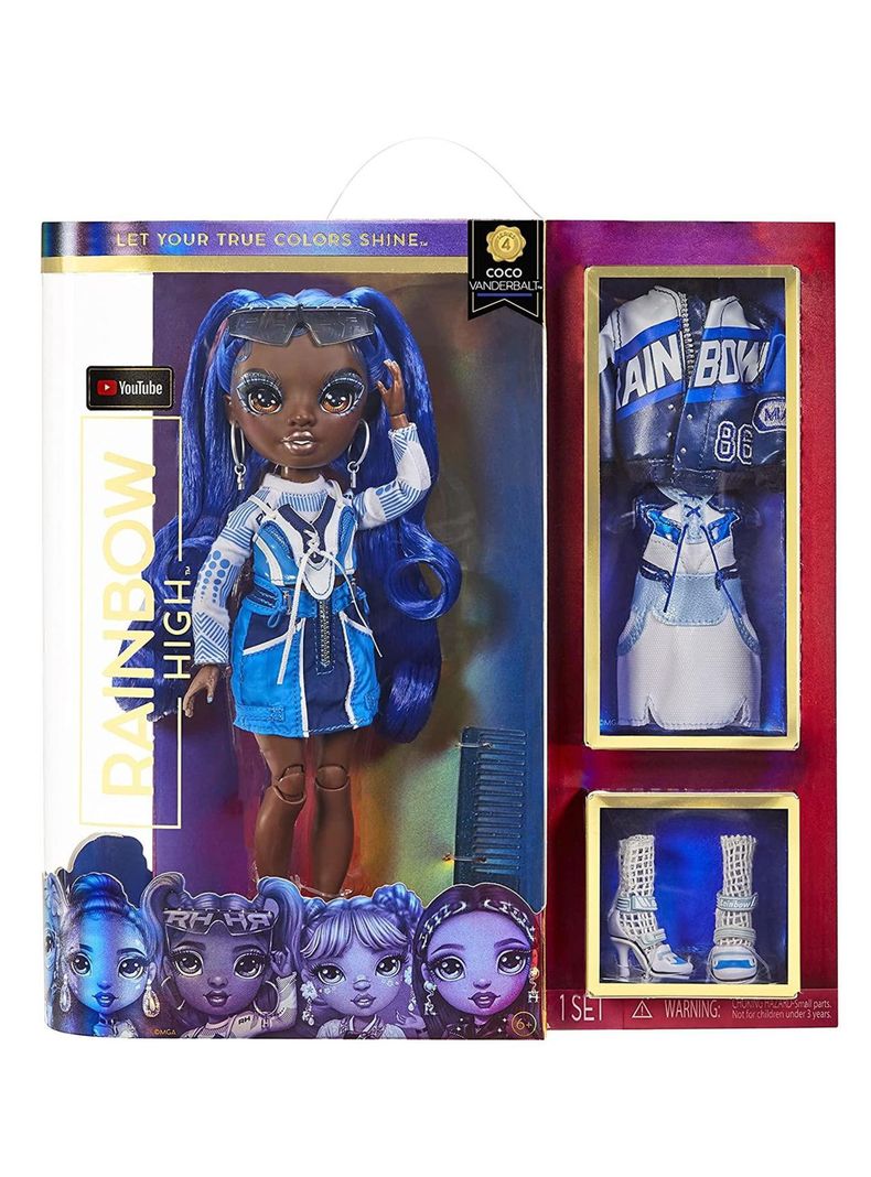 Muñeca Coco Vanderbalt Rainbow High Core Fashion Doll de MGA Entertainment-4
