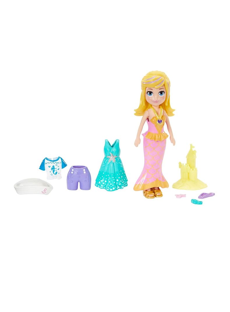 Muñeca Polly Pocket Pack De Modas De Sirena de Mattel-3