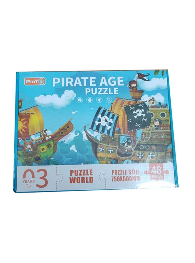 Puzzle Rompecabezas Piratas 48 Piezas 50x75cms de Pint6-0
