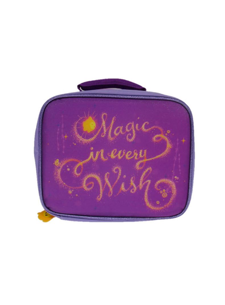 Set Mochila Escolar Con Lonchera Wish Niñas Bolso Color Índigo Diseño De La Tela Liso-2