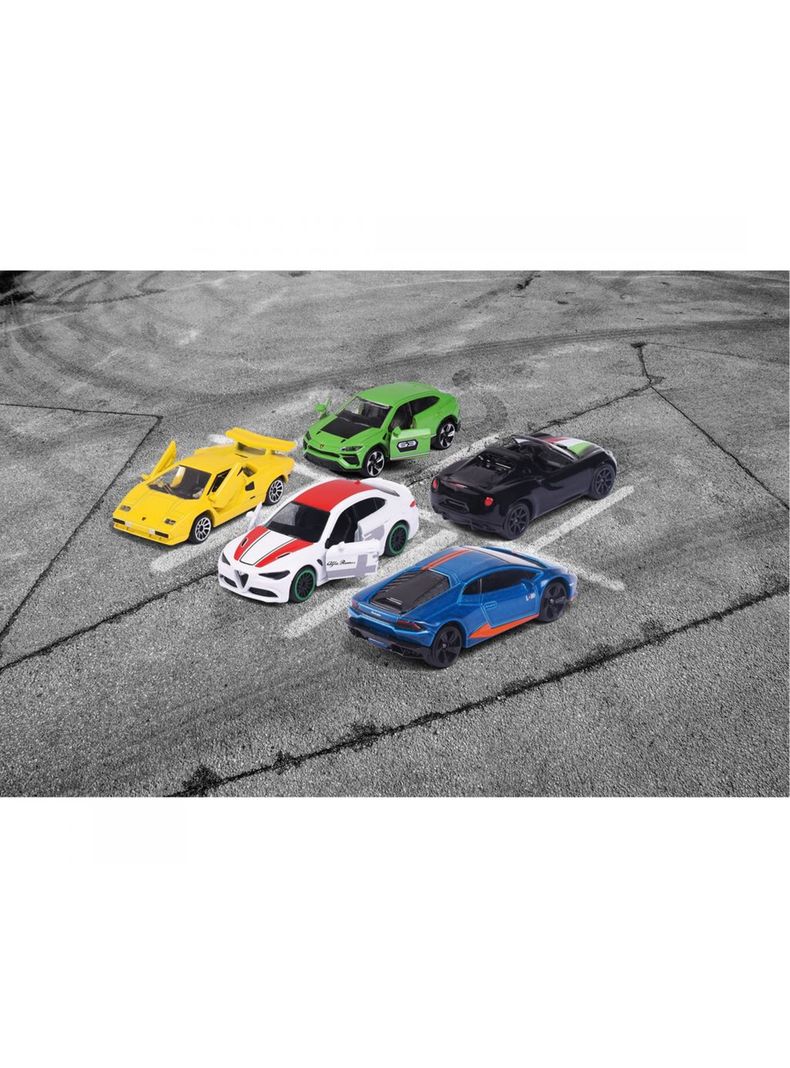 Pack de 5 Autos de Colección Dream Cars Italy Escala 1:64 de Majorette-4