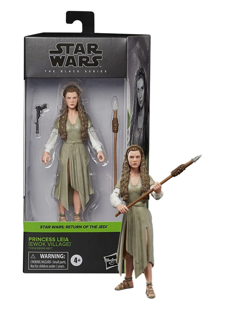 Figura De Acción Princesa Leia (Ewok Village) Star Wars: Return of The Jedi The Black Series-0