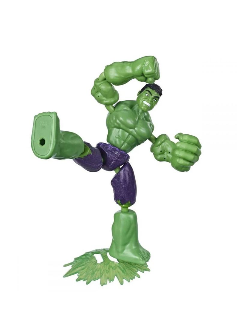 Figura De Acción De Hulk Bend And Flex Marvel Avengers de Hasbro-1