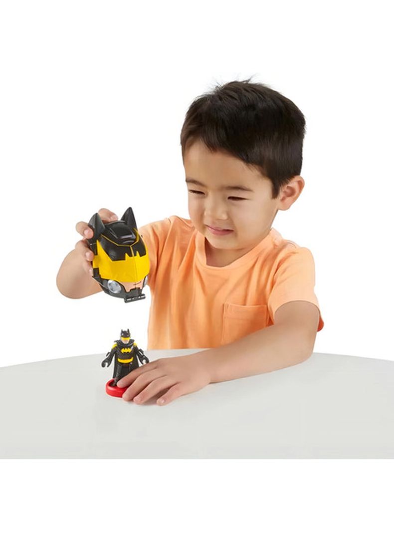 Vehículo De Juguete Batman Y Batwing Cambiadores De Cabeza de Fisher Price-2