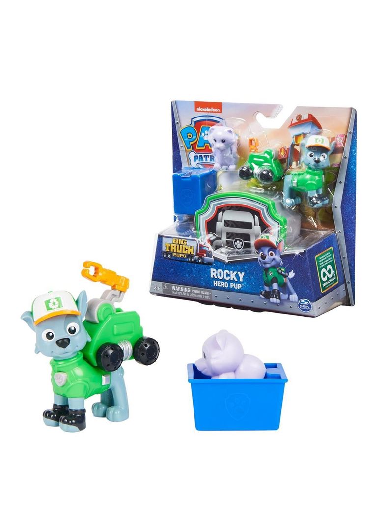 Figura Rocky con Camión de Paw Patrol Hero Pups de Spin Master-0
