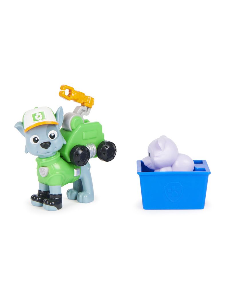 Figura Rocky con Camión de Paw Patrol Hero Pups de Spin Master-1