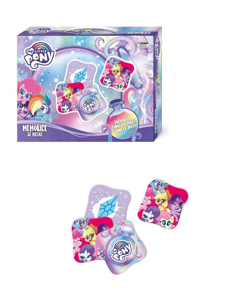 Juego De Mesa Memorice 52 Pcs My Little Pony de Hasbro-0