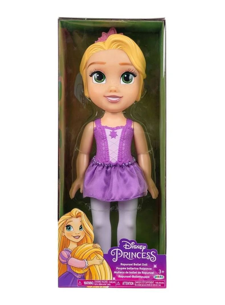 Muñeca Ballet Princesa Disney Rapunzel 38 Cm Altura-2