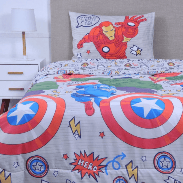 Plumón 1.5 Plazas Avengers War-0