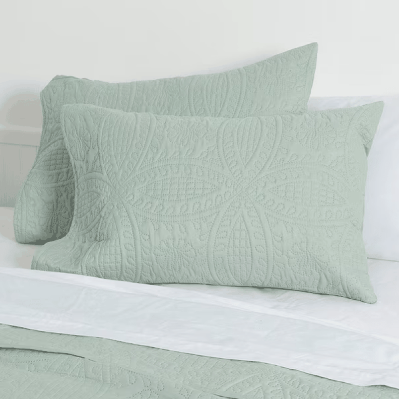 Quilt King Plazas Microfibra Portugal Verde-1