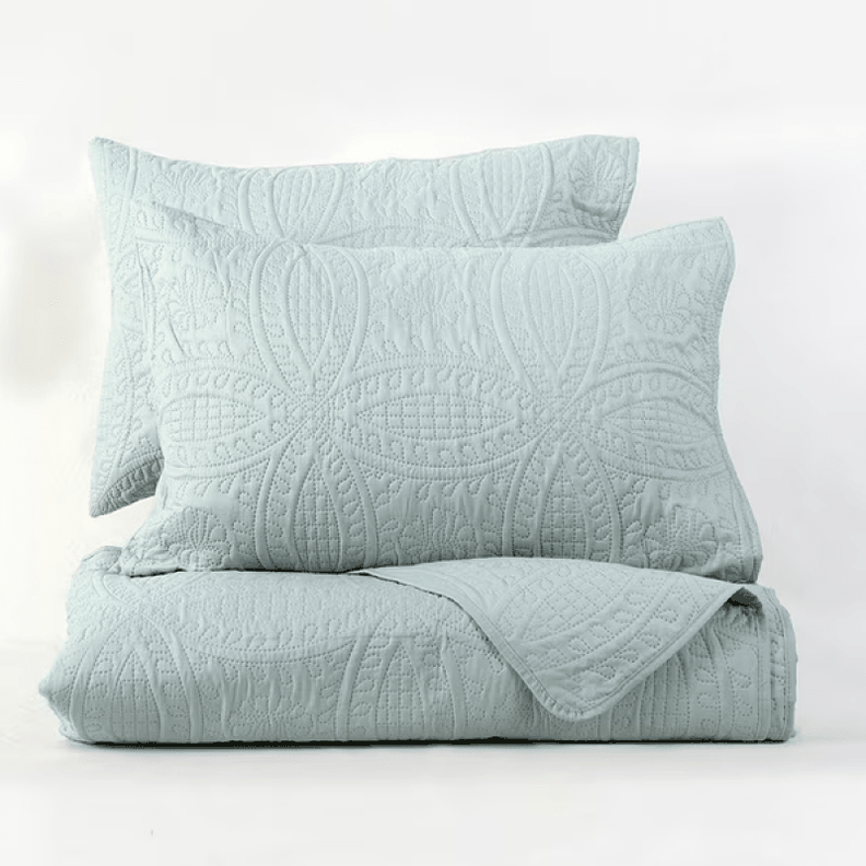Quilt King Plazas Microfibra Portugal Verde-2