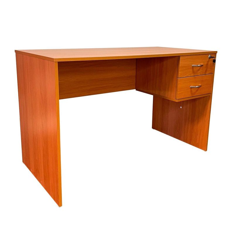 Escritorio 120cm con 2 Cajones Peral Cafe 120 CM