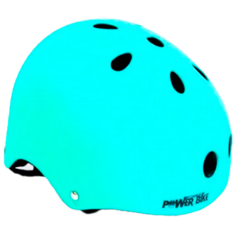 Casco Urbano con Luz Turquesa Talla M