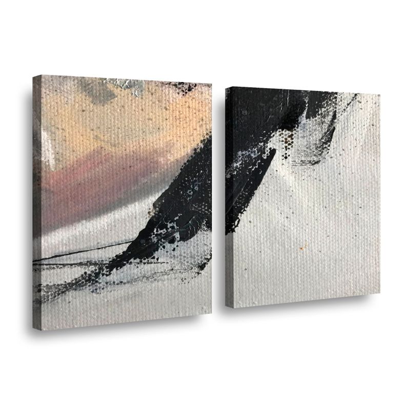 Canvas duo Tela abstracto 70x50cm.-0