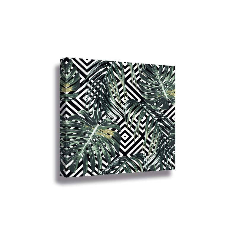 Canvas Tropical Rayas - 60x60 cm Diseno 1