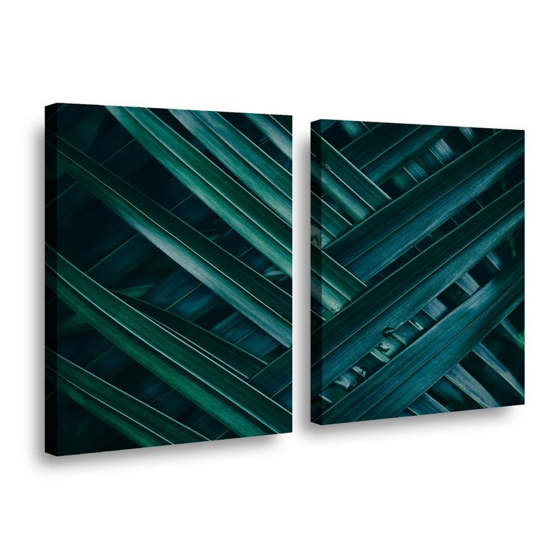 Canvas duo Textura Hojas 70x50cm.-0