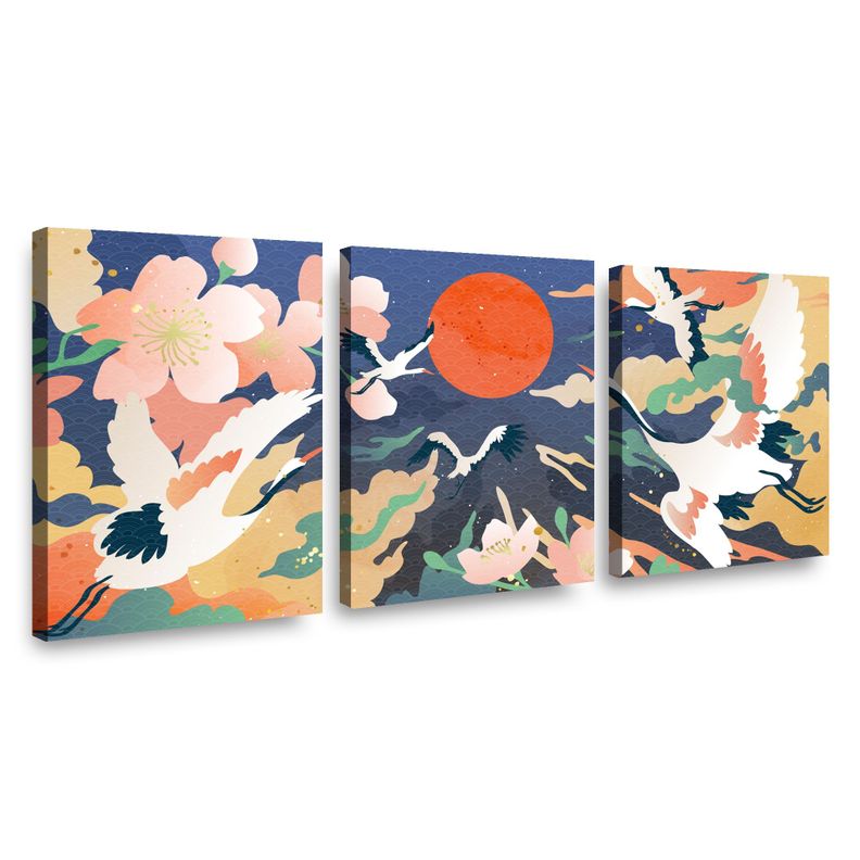 Canvas trio Garzar 70x50cm.-0