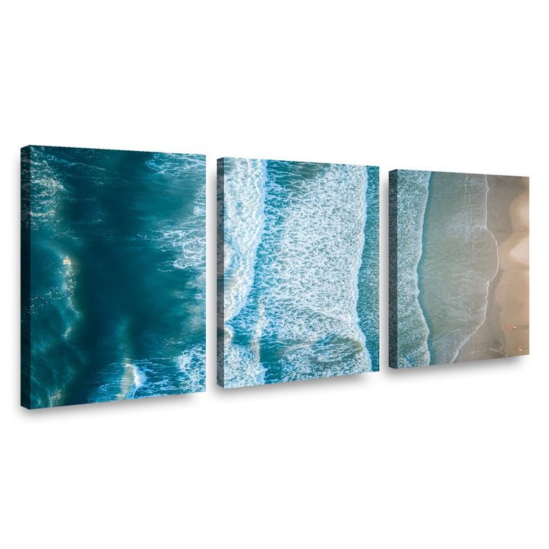 Canvas trio Mar l 70x50cm.-0