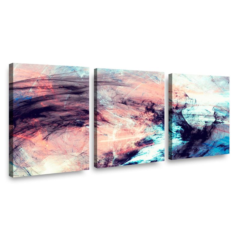Canvas trio Abstract l 70x50cm.-0