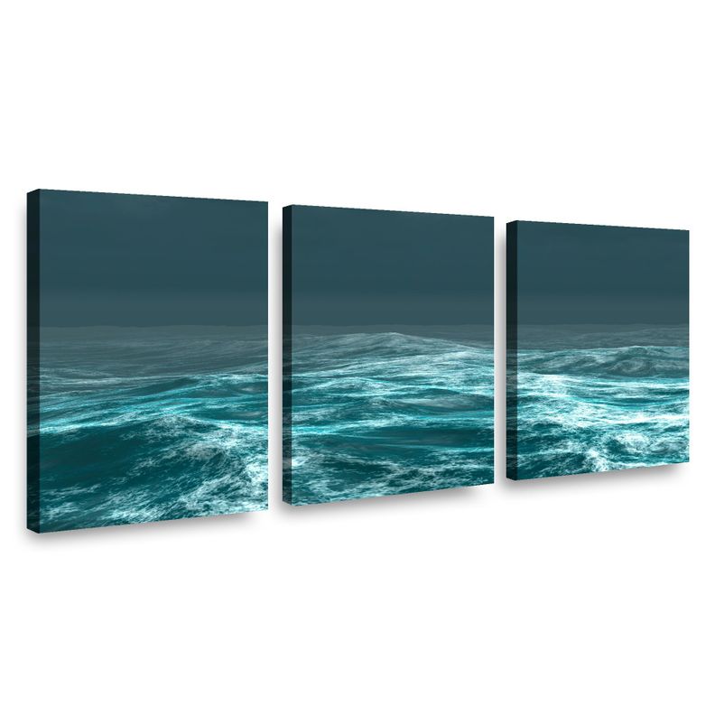 Canvas trio Pacific 70x50cm.-0