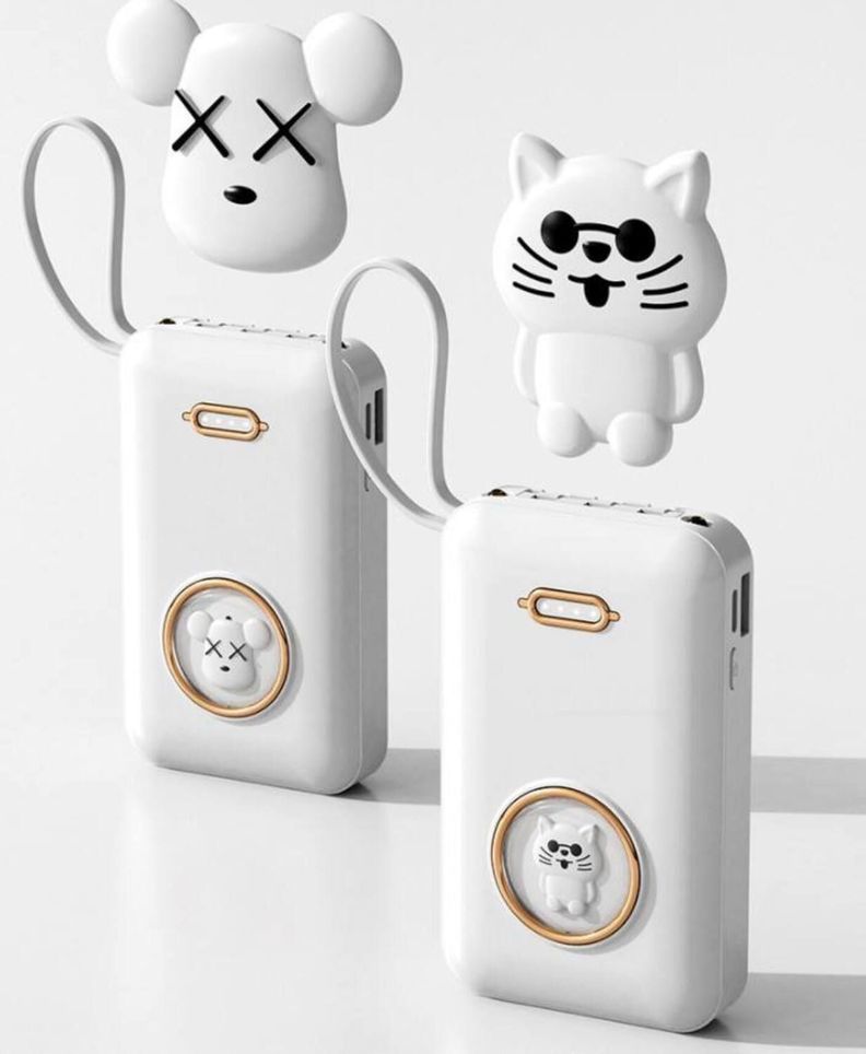 Cargador Power Bank 20000 mAh Cartoon Portatil USB Lau-2